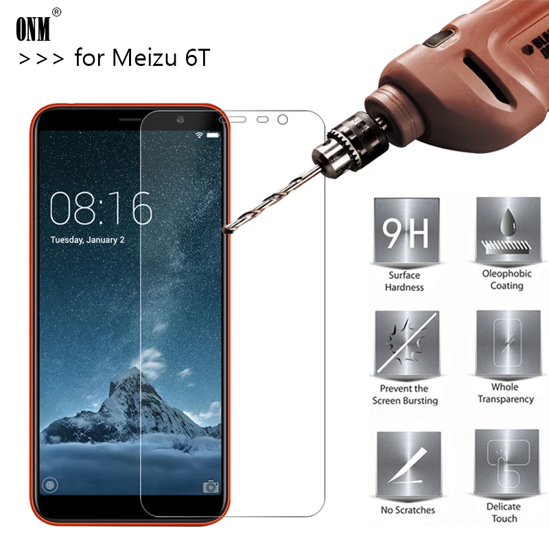 Закаленное стекло премиум-класса 2.5D 0 26 мм 9H для Meizu M6T Meilan 6T Защитная пленка экрана