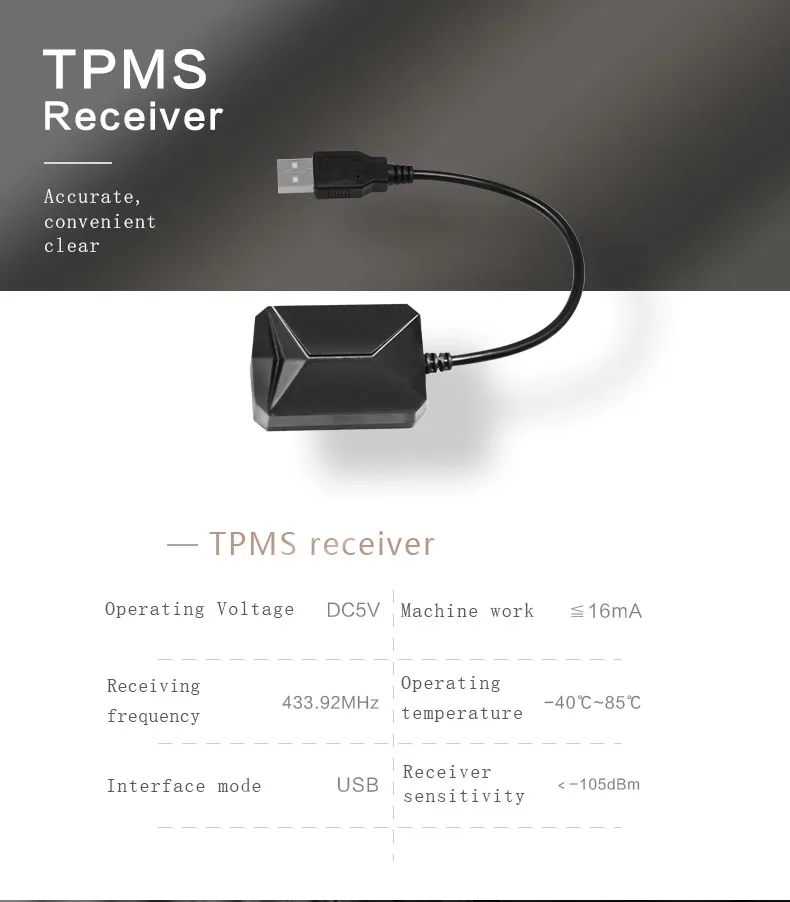 USB TPMS система контроля давления в шинах Android монитор давления в шинах Беспроводная передача 4 внутренних для большинства транспортных средств TPMS