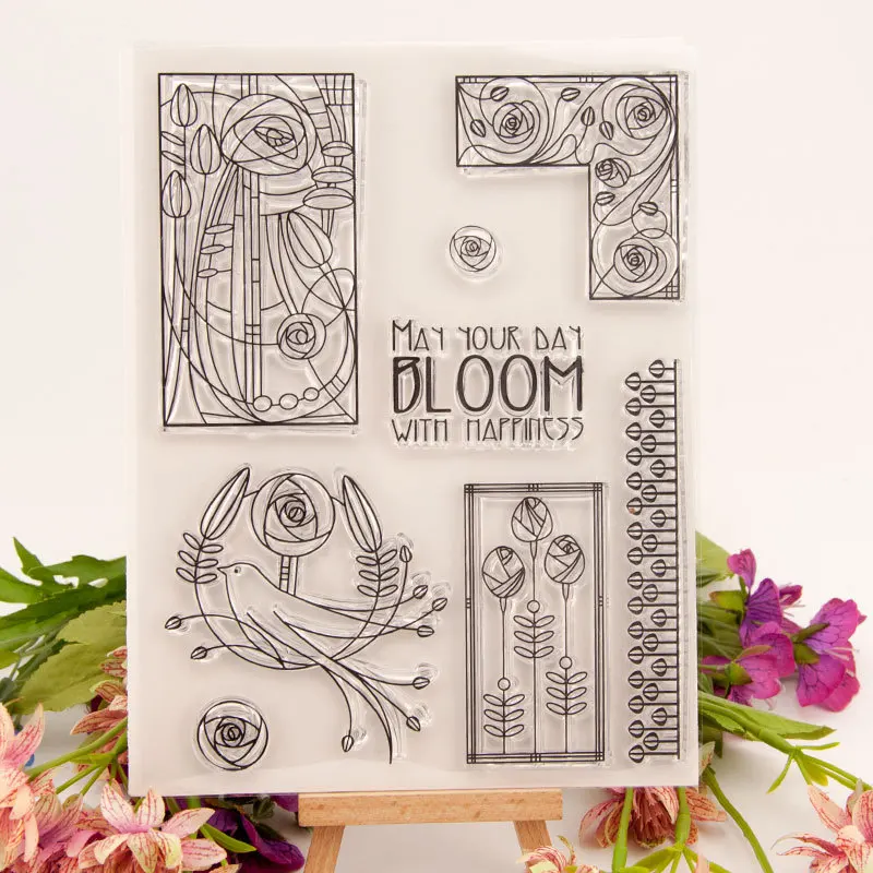 

ZFPARTY Flower Transparent Clear Silicone Stamp/Seal for DIY scrapbooking/photo album Decorative card making