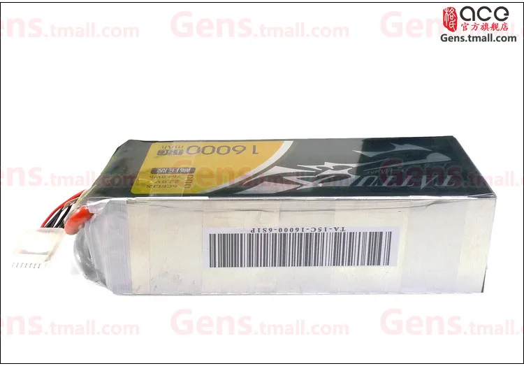 Tattu UAV HV Lipo батарея 6S 10000mAh 12000mAh 16000mAh 22,8 V 15C 148Wh для большой модели самолета экспериментальные роботы динамики