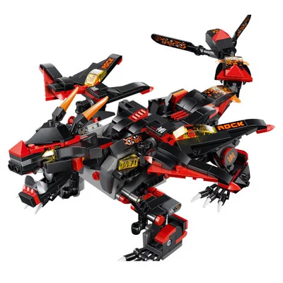 

Yuxing 13021 Kung Fu Kingdom Series Remote Control Electric Devil Long War Children'S Educational Block Assembled Building Block