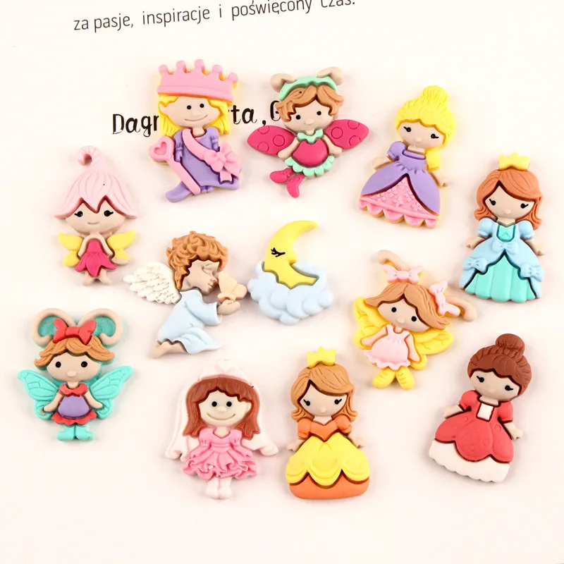 Kuutti Squishy 30 шт. милый мультяшный слайм для девушек подвески с плоским основанием