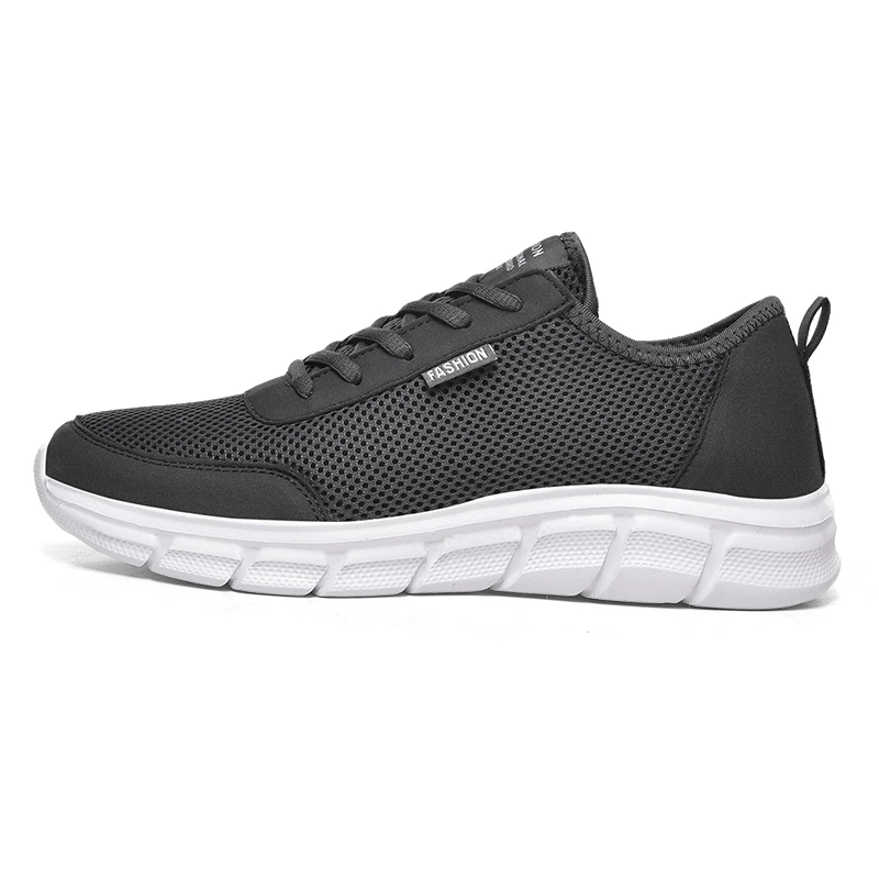

2020 New Men's Running Shoe Outdoor Sport Gray Shoes Mens Cushioning Non-slip Mesh Walking Shoes Men Sneaker sneakers