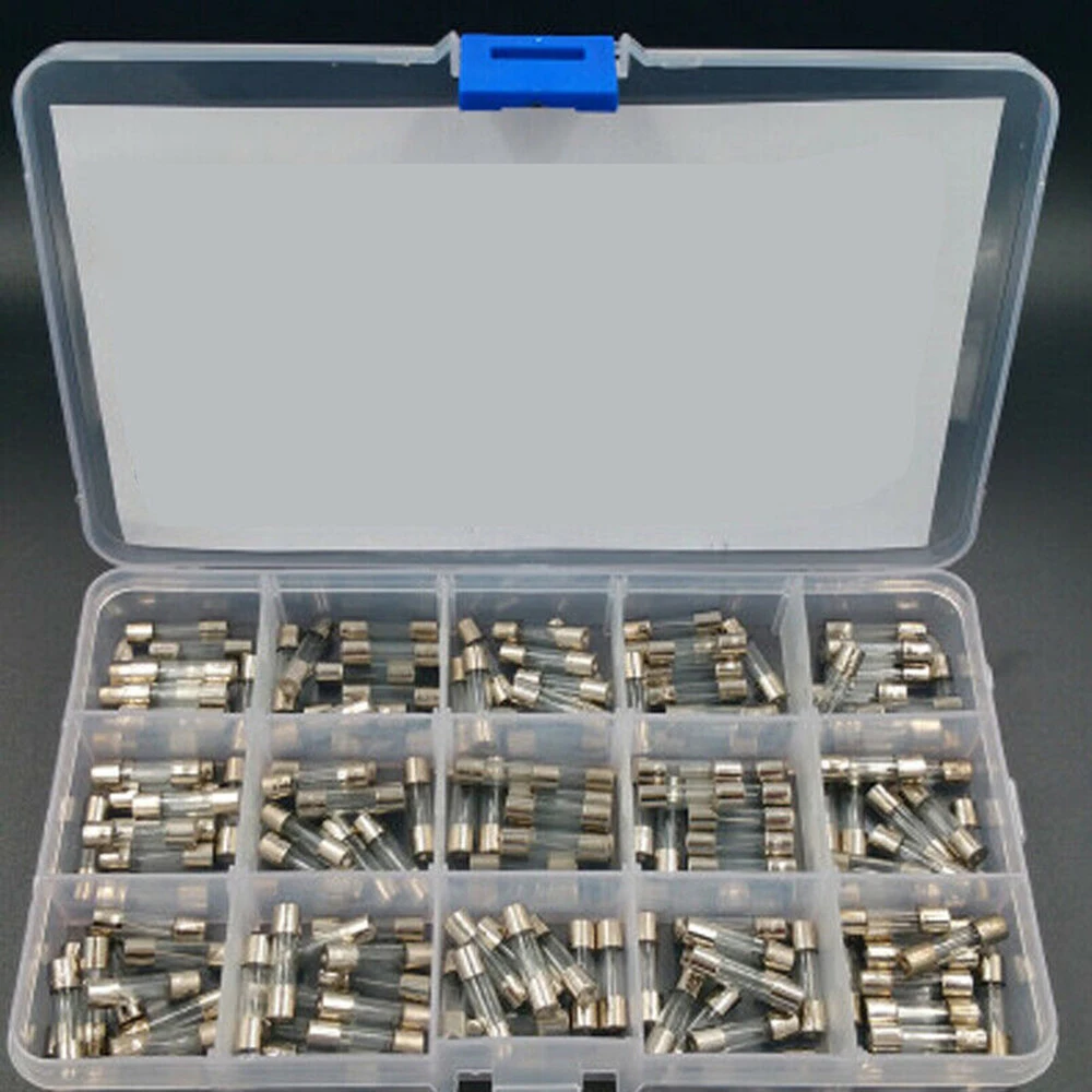 150*250 V 5x20mm Стеклянные Предохранители быстрая дувная трубка предохранители Ассорти 0.1A-20A Замена