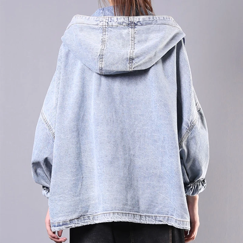 Max LuLu корейская модная дизайнерская одежда женские панк ветровки женские джинсовые куртки с капюшоном винтажные негабаритные осенние пальто