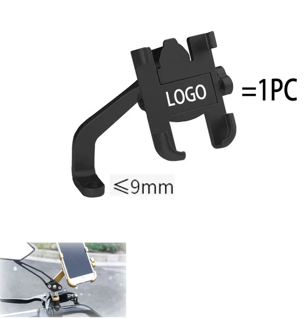 Universal Aluminum logo mobile phone holder Motorcycle Accessories For Honda CB125RCB 650R CB 650 CB250R CB300R CB500X CB650R Honda LOGO