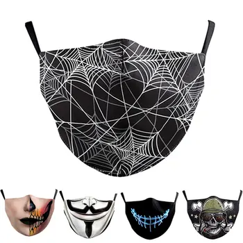 

50pcs Unisex Cotton Mask Simple Masque Cycling Breathable Washable Mouth Face Mask Warm Masks Daily