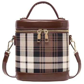 

iVog New Arrival Everyday Female Crossbody Shoulder Handbag louis Geometric Bucket Bags for Women 2019