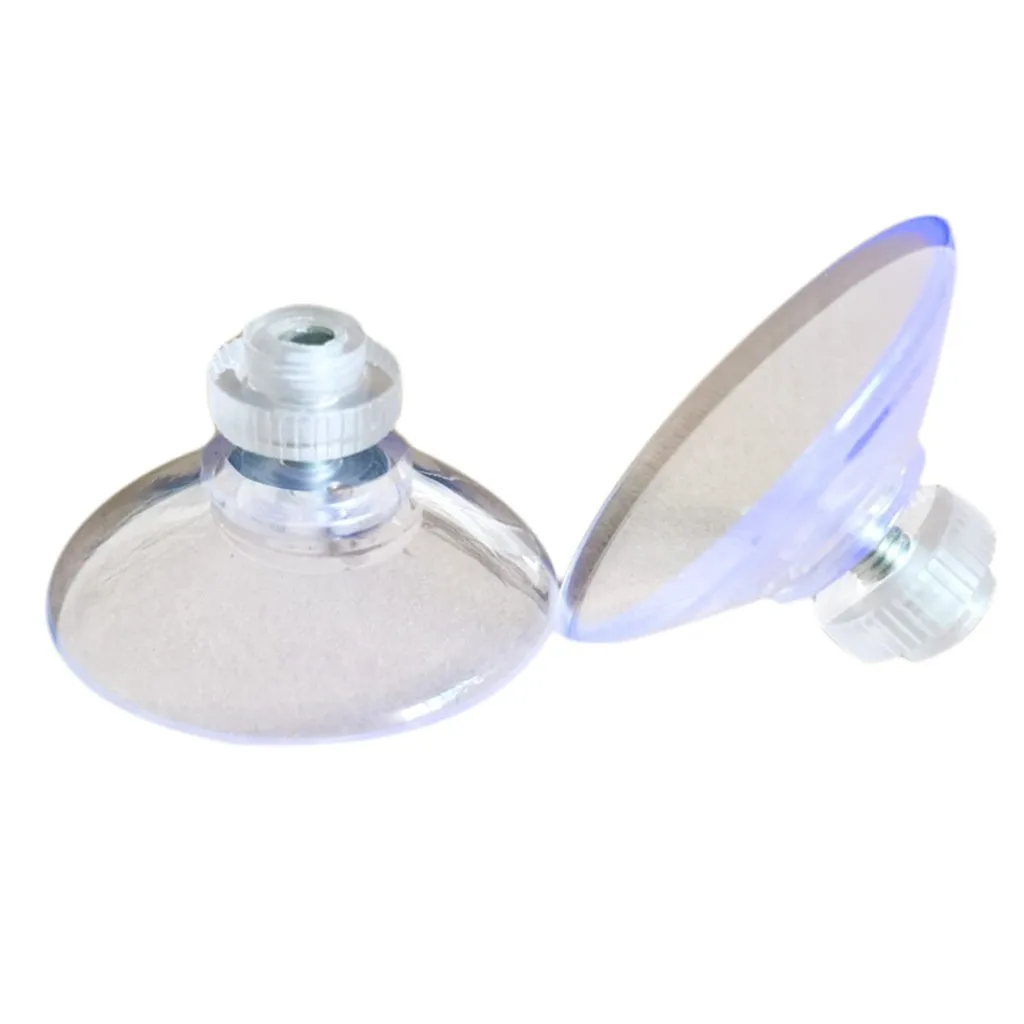 

4Pcs With M4 Thread 40mm Suction Cups, With Knurled Nut Clear for kitchen Suction cup with screw Storage Hanger home tools