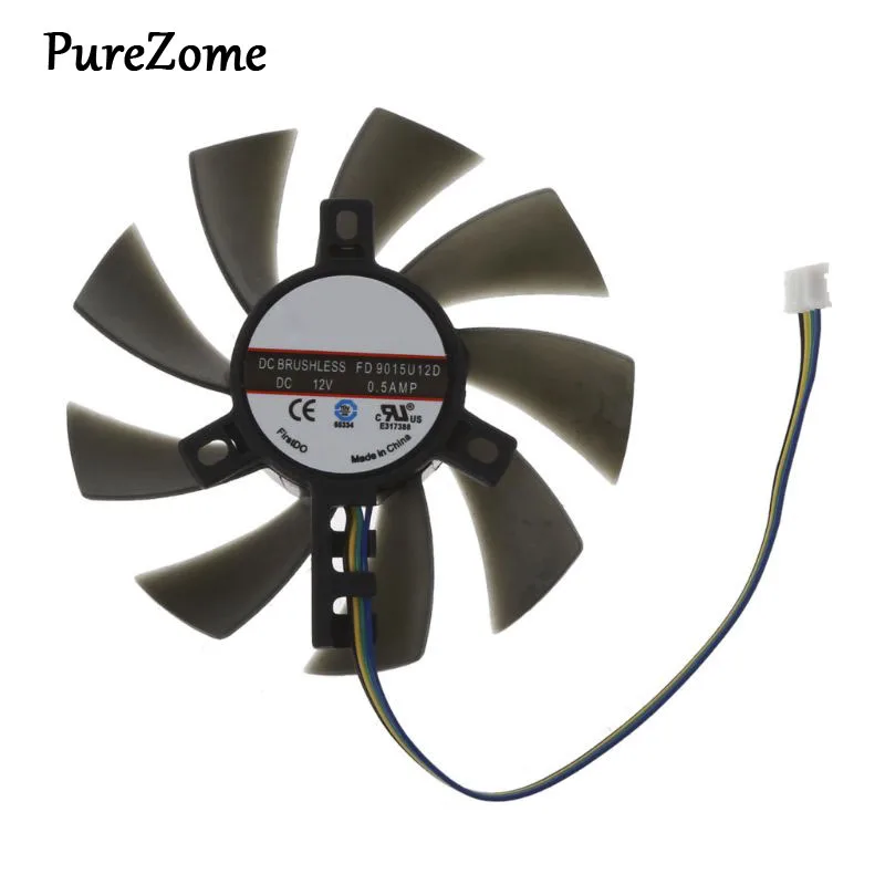 

FD9015U12D Server Cooling Fan DC 12V 0.5A 4pin Graphics Card Cooler Fan