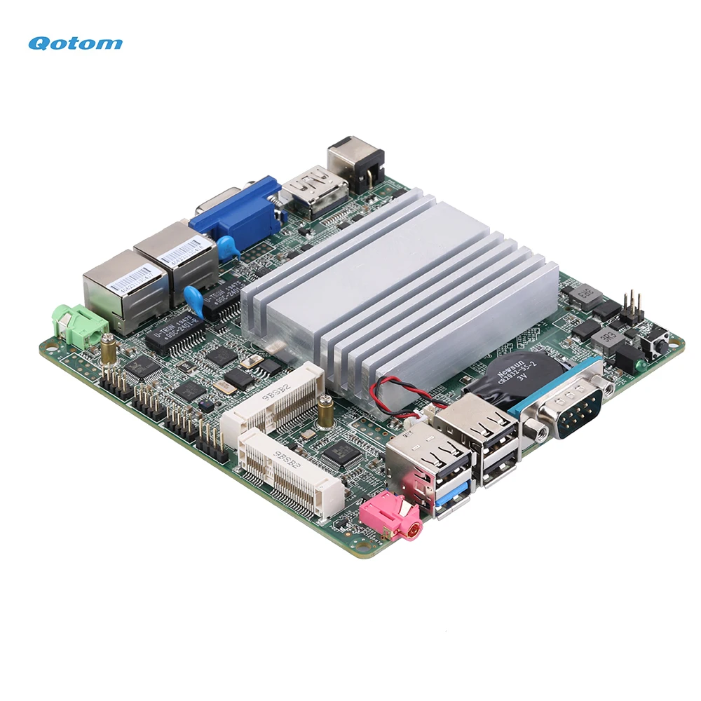 Материнская плата Qotom Mini ITX с процессором celeron j1900 на борту четырехъядерный