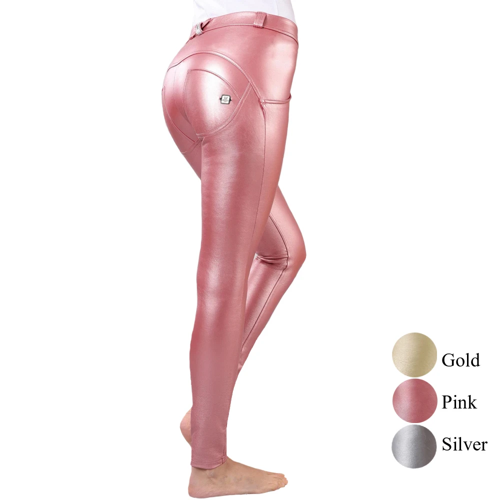 hot pink faux leather pants