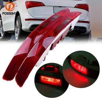 

POSSBAY Rear Lower Bumper Tail Light Stop Lamp Red Bulbs Reverse Warning Lamps for Audi 2009-2016 Q5 2.0T Parking Lamps