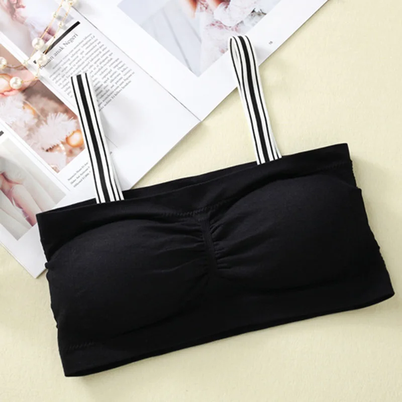 Сексуальный бюстгальтер с обмоткой на груди укороченный топ без косточек нижнее