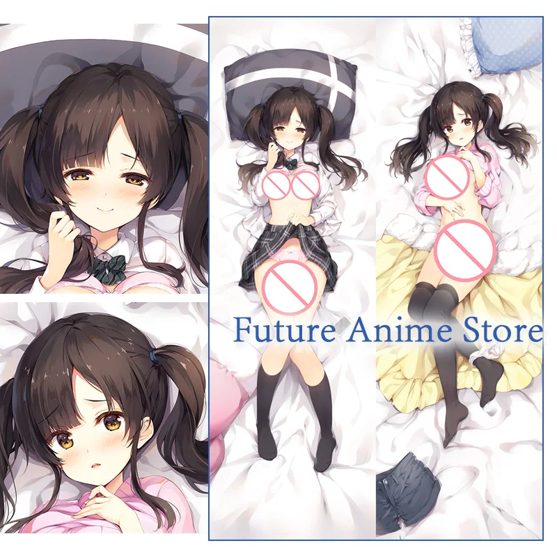 Двухсторонний Чехол Dakimakura с изображением спящей девушки милой сексуальной