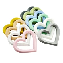 

Creative Puzzle Silicone Teether Safe and Soft Pattern Teether Heart-shaped Exercise Hand-mouth Coordination Ability Exquisite