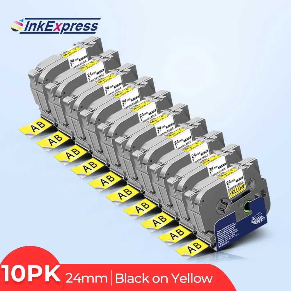 10PK гибкие светодиодные ленты для Brother запечатанных лент FX651 жильный кабель