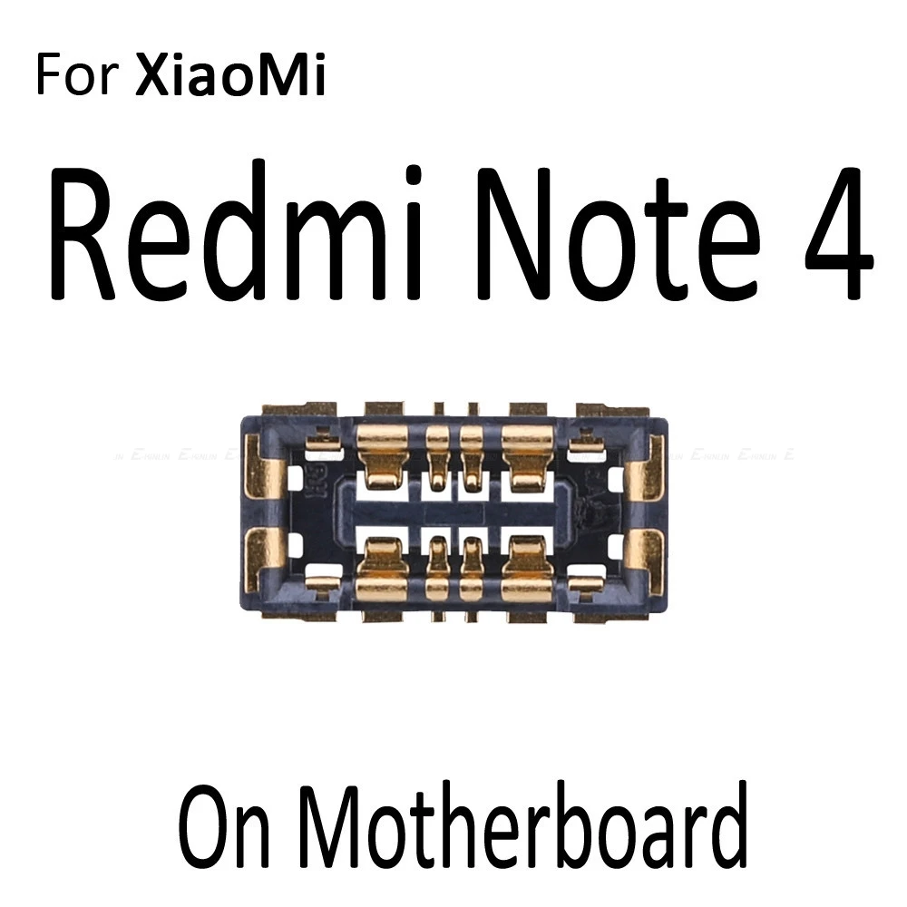 5 шт. FPC Разъем Держатель батареи зажим контакт для XiaoMi Mi 5X A1 A2 6X Redmi Plus 6 6A Note 4 4X Pro 5A 7