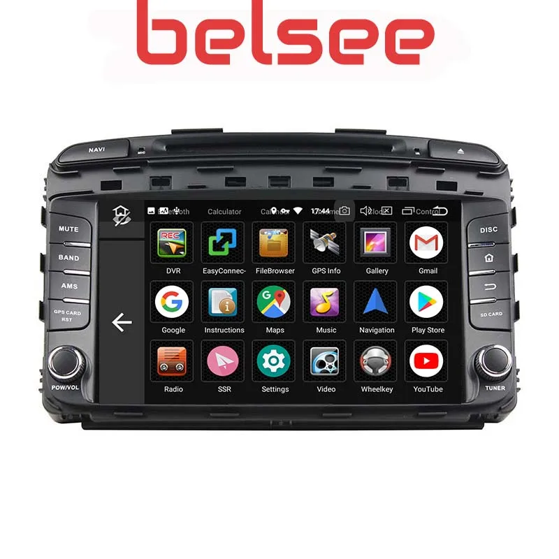 Belsee " Восьмиядерный Ram 4+ 64G Android 9,0 автомобильный Радио gps навигация dvd-плеер головное устройство для Kia Sorento
