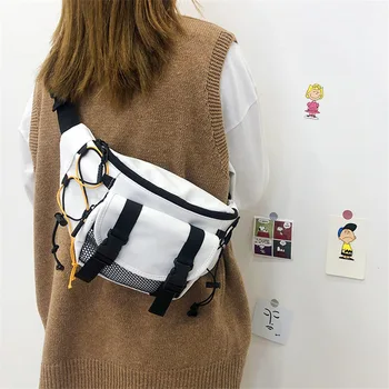 

Unisex Chest Bags For Men 2020 Tactical Casual Shoulder Bag Tactical Waist Bag Women Travel Packs Chest Day Pack Messenger Bag