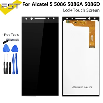 

5.7'' New For Alcatel 5 5086 5086A 5086D 5086Y LCD DIsplay + Touch Screen Digitizer Assembly 100% Tested Spare Parts