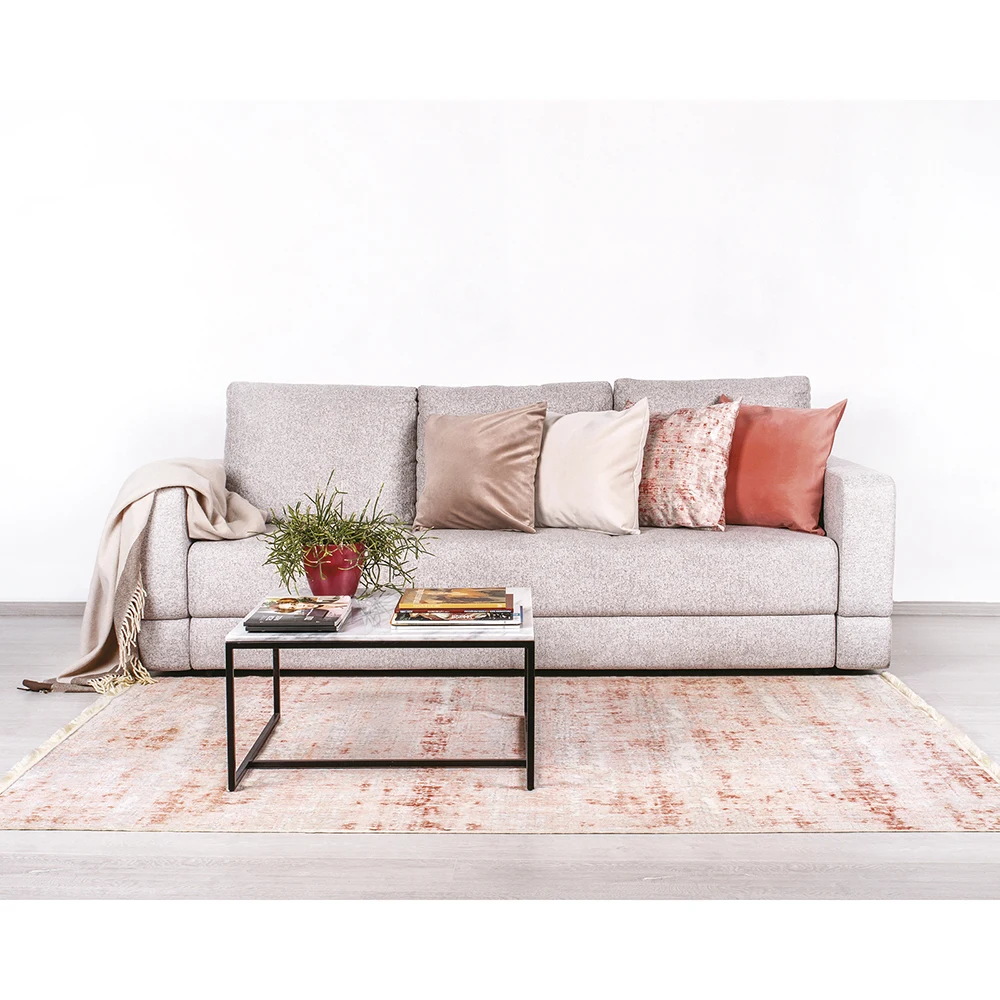 Ковер Delicatex MARO MONRO,состав-хлопок(CO)- 8%, полиэстер(PES)- 92%,материал-тканный, велюровый с бахромой