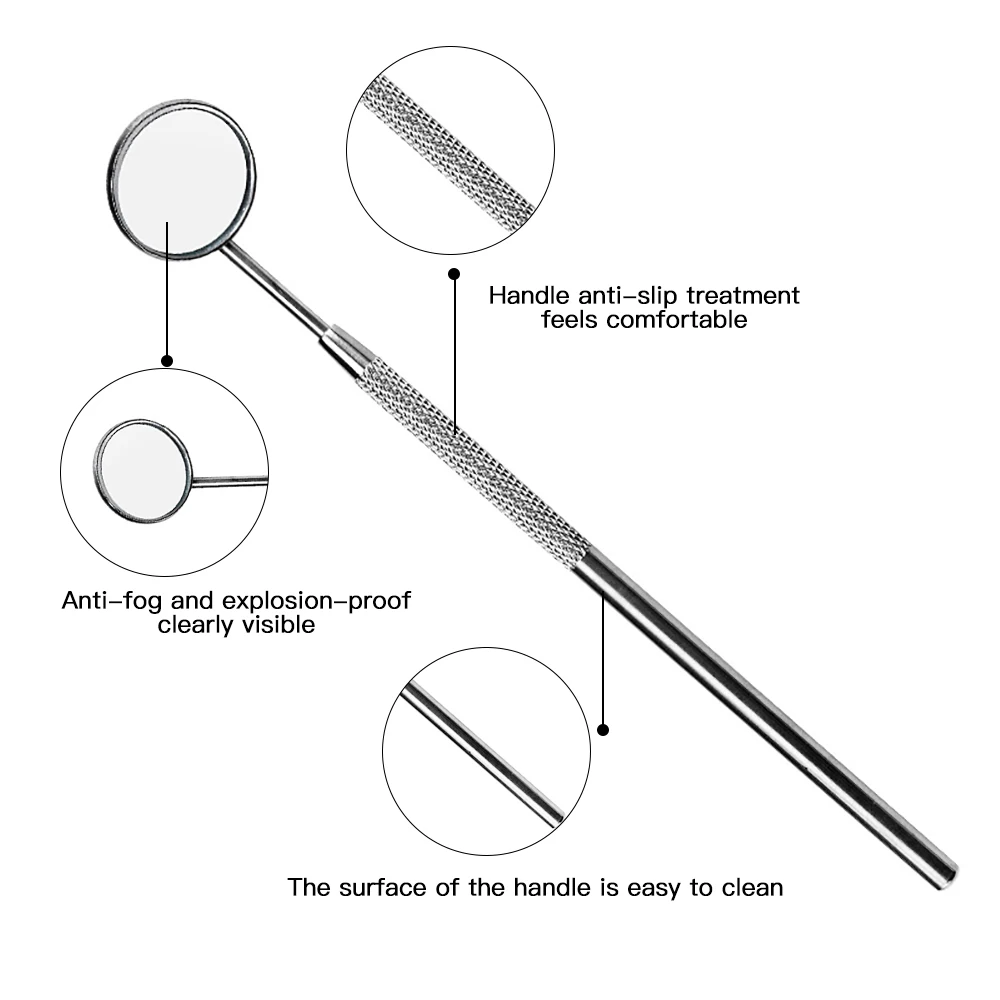 4 шт. стоматологическое зеркало из нержавеющей стали, набор стоматологических инструментов, стоматологический набор, зубочистка, инструмент для подготовки стоматолога