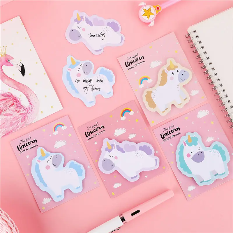 Милый мультяшный блокнот креативный Kawaii Sticky Notes планировщик для скрапбукинга