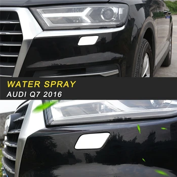 

Headlight Water Spray Protector Cover Trim Frame Sticker Exterior Accessories for Audi Q7 4M 2016 2017 2018 Car Styling