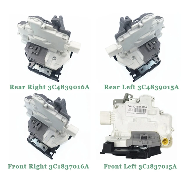 Для VW PASSAT B6 SKODA SUPERB для A4 A5 Q5 3C1837015A 3C1837016A 3C4839015A 3C4839016A привод замка передней задней левой правой двери