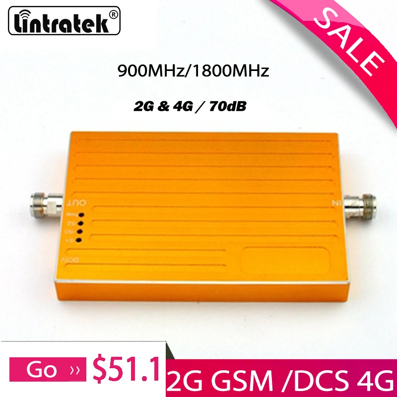 

Golden AGC Function 2g GSM 900 1800 Repeater GSM 900Mhz DCS 1800MHz Cell Phone Signal Booster 70dB Gain Mobile Signal Amplifier
