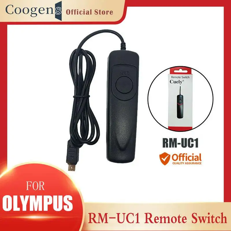 RM-UC1 Cable Disparador remoto Control para Olympus OM-D E-PL6 E-PL8 E-M5 III E-M10 Mark II EM5 EM10 E-P2 E-PL7 E510 E520