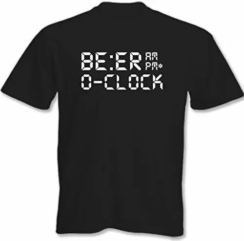 Beer T-Shirt Oɼlock Mens Funny Alcohol Larger Guiness Bitter Party BBQ Tee Top |