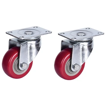 

2PCS 4-Inch Universal Caster Trolley Caster Brake Caster Wheel Set, No Brake