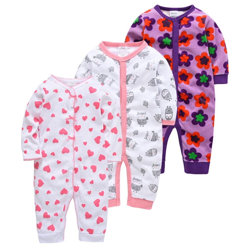 3 Pieces Dormeuses Bebe Pyjamas Nouveau Ne Fille Garcon Pijamas Bebe Fille Coton Respirant Doux Ropa Bebe Nouveau Ne Dormeuses Bebe Pjiamas Aliexpress