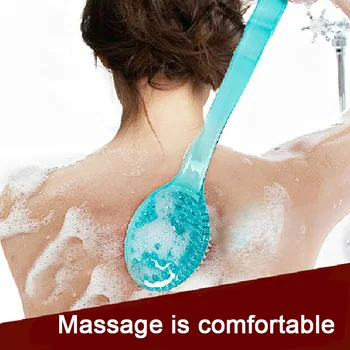 

NEW Long Handled Plastic Bath Shower Back Brush Body For Bathroom Accessories Cleaning Tool Scrubber Skin Cleaning Brushes