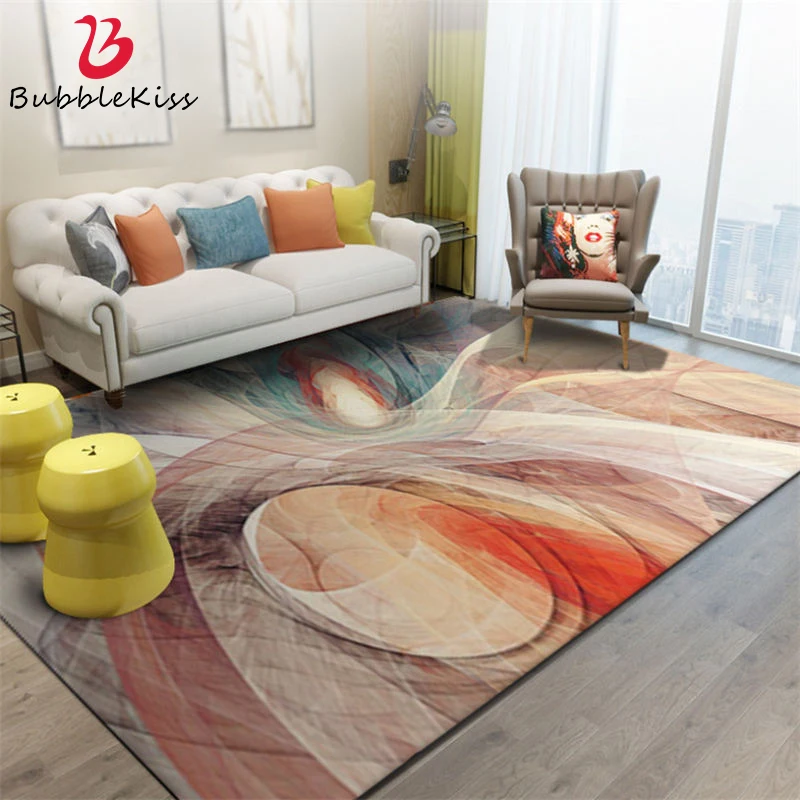 Bubble Kiss Fashion Carpets for Living Room European Art Abstract Fantasy Light Pattern Rugs Decoration Floor Mat | Дом и сад