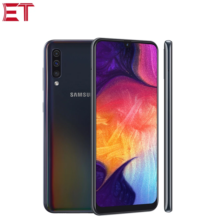 Новый телефон Samsung Galaxy A50 A505GN DS 6 4 дюйма ГБ ОЗУ 128 Гб ПЗУ Exynos 9610 восемь ядер Три
