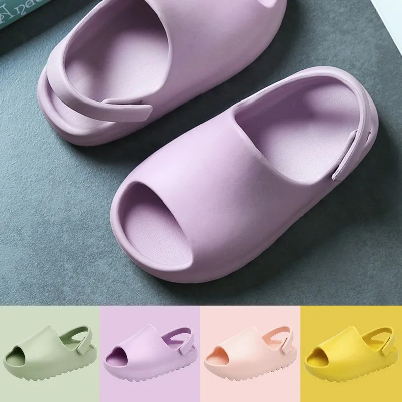 bata children's sandals Children Sandals for Girls Kids Slippers Boys Thick Sole Soft New-Designed Baby Shoes Garden Footwear Comfortable 13-16cm Fashio children's shoes for adults