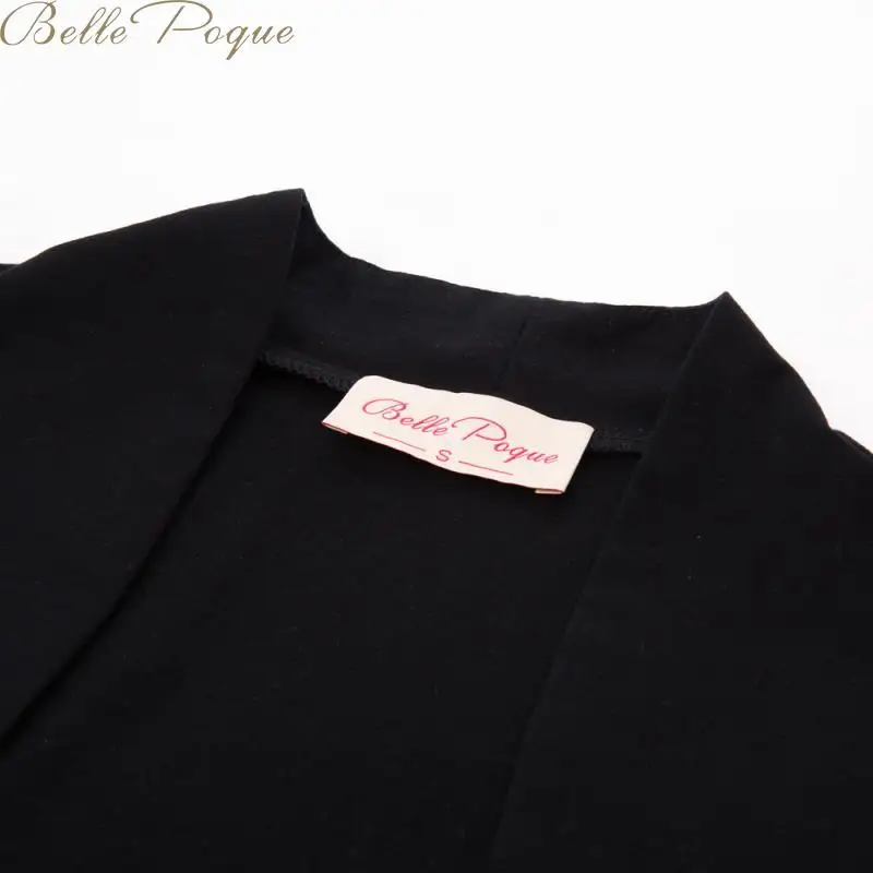 Belle poque, новинка, женский кардиган с длинным рукавом, открытая стежка, короткая куртка, укороченное мини пальто с пуговицами,, осень, зима