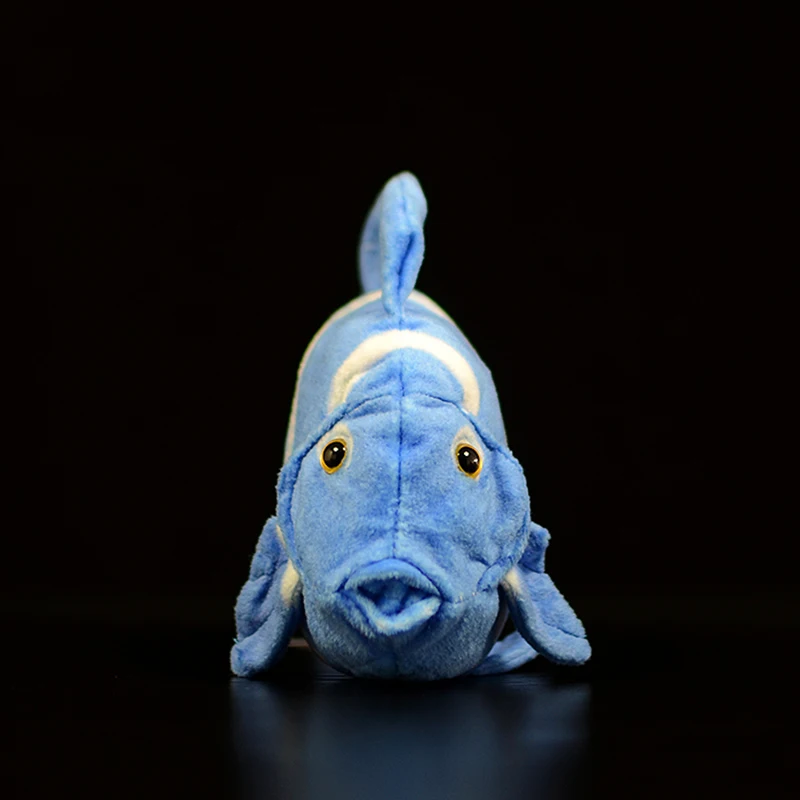 20cm Cute Tropical Fish Atlantic Blue Hanging Doll Simulation Real Life  Soft Spurfish Sea Animal Stuffed Plush Toy For Kids Gift