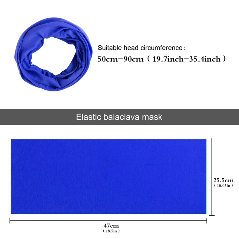 9 шт./партия, волшебный мужской женский шарф-тюрбан, Спортивная Повязка для езды на велосипеде, Балаклава банданы-Баффы, маска для лица