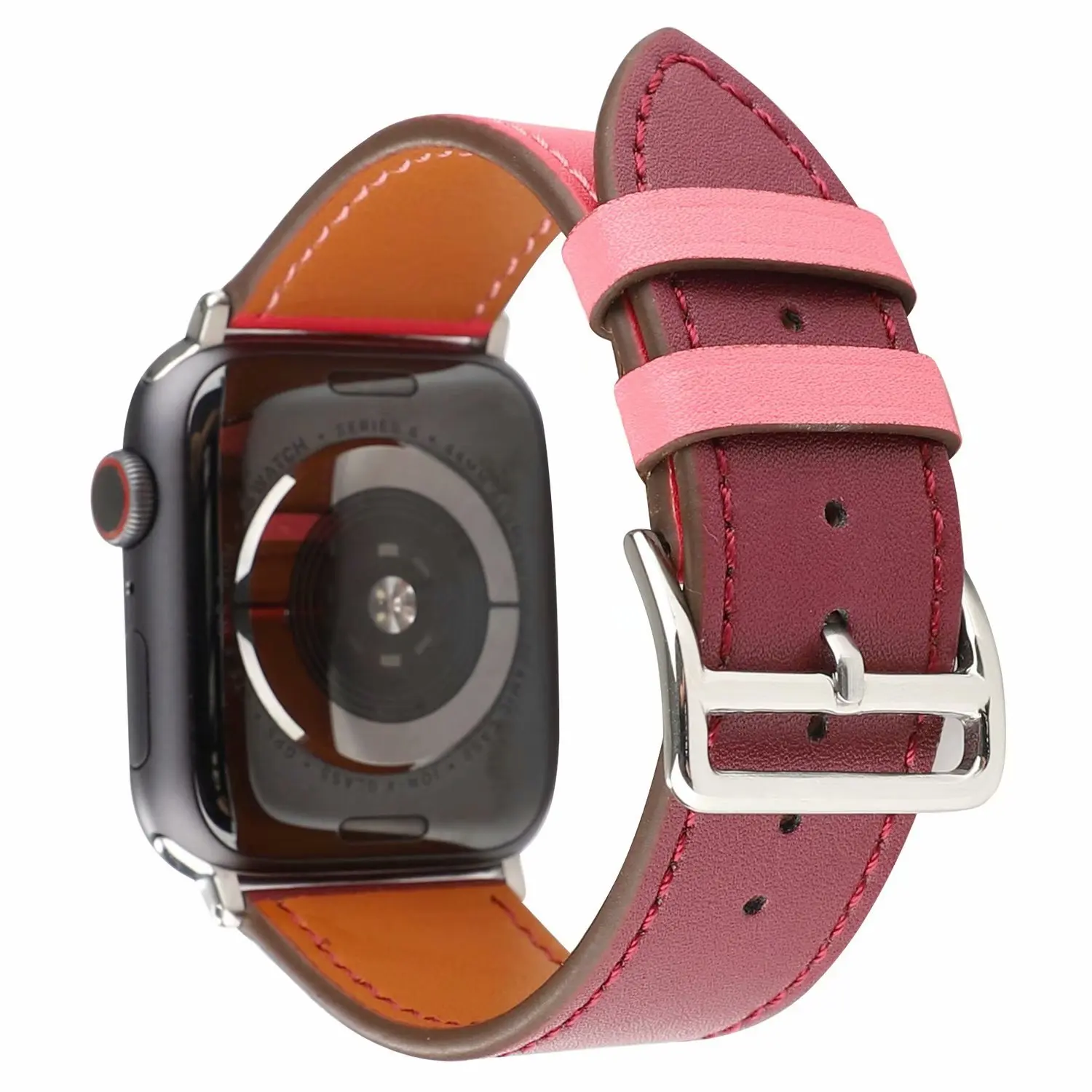 Высококачественный кожаный спортивный ремешок-петля для apple watch, ремешок 4, 40 мм, 44 мм, браслет, один тур, ремешок для iwatch 42/38 мм, серия 1, 2, 3