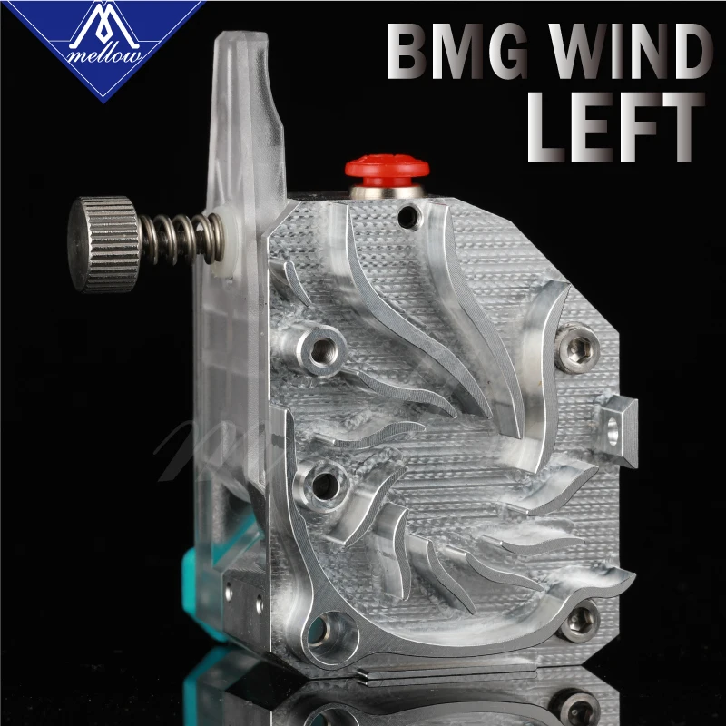 Mellow Left NF-BMG-WIND Bimetal V6 Dual Drive BMG Extruder For Ender 3 Reprap Mk8 I3 ANET 3D Printer