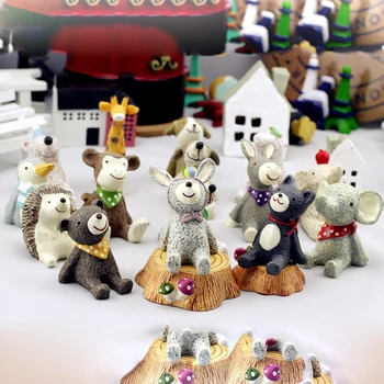 

Creative Gift Resin Home Decoration Look Starry Small Animal Micro Landscape Props Resin Crafts Festival Birthday Gift