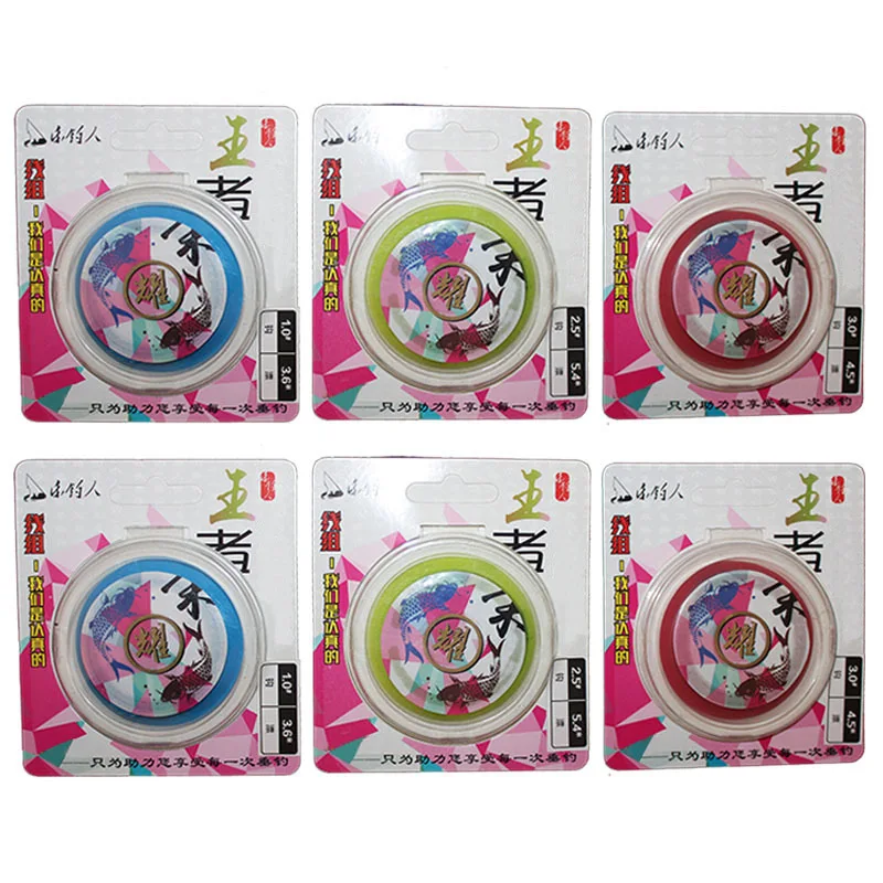 

Taiwan Fishing Rod Tie Silicone Ring Spot Line Athletic Convenient Line Group Finished Product Mainline Anti-Winding Line Group