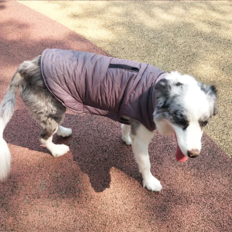 Double side Wear Pet Clothes for Dog Clothes Winter Reversible Clothes for Pets Dog Coat Jackets Waterproof for Pet Clothing
