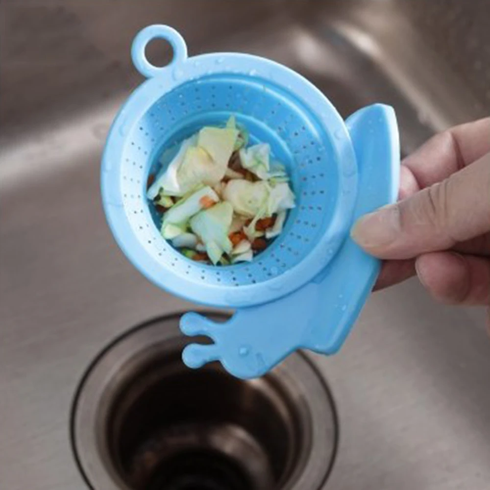 

1PC Silicone Mesh Kitchen Drains Sink Strainers Filter Sewer Hair Colanders Bathroom Clean Tool Kitchen Strainer Sundries Filter