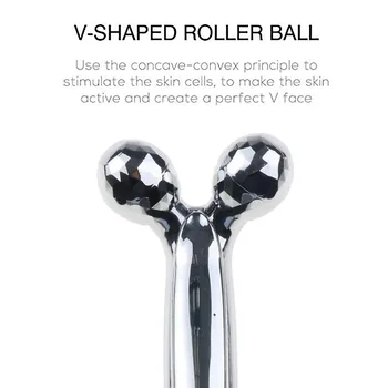 

3D Roller Massager 360 Rotate Thin Face Full Body Y-shape Massage Lifting Wrinkle Remover Facial Massage Relaxation Tool TSML2