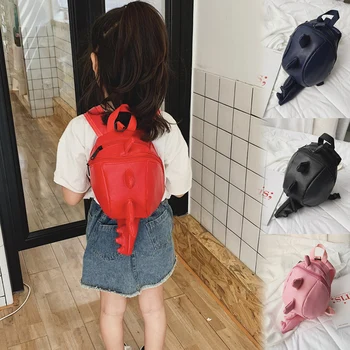 

US Stock Small Dinosaur Backpack Children's Fashion Anti-lost Kawaii School Kids Mini Backpack